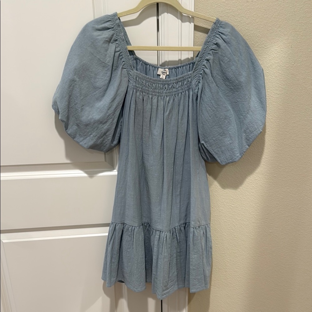 Entro Dusty Blue Dress